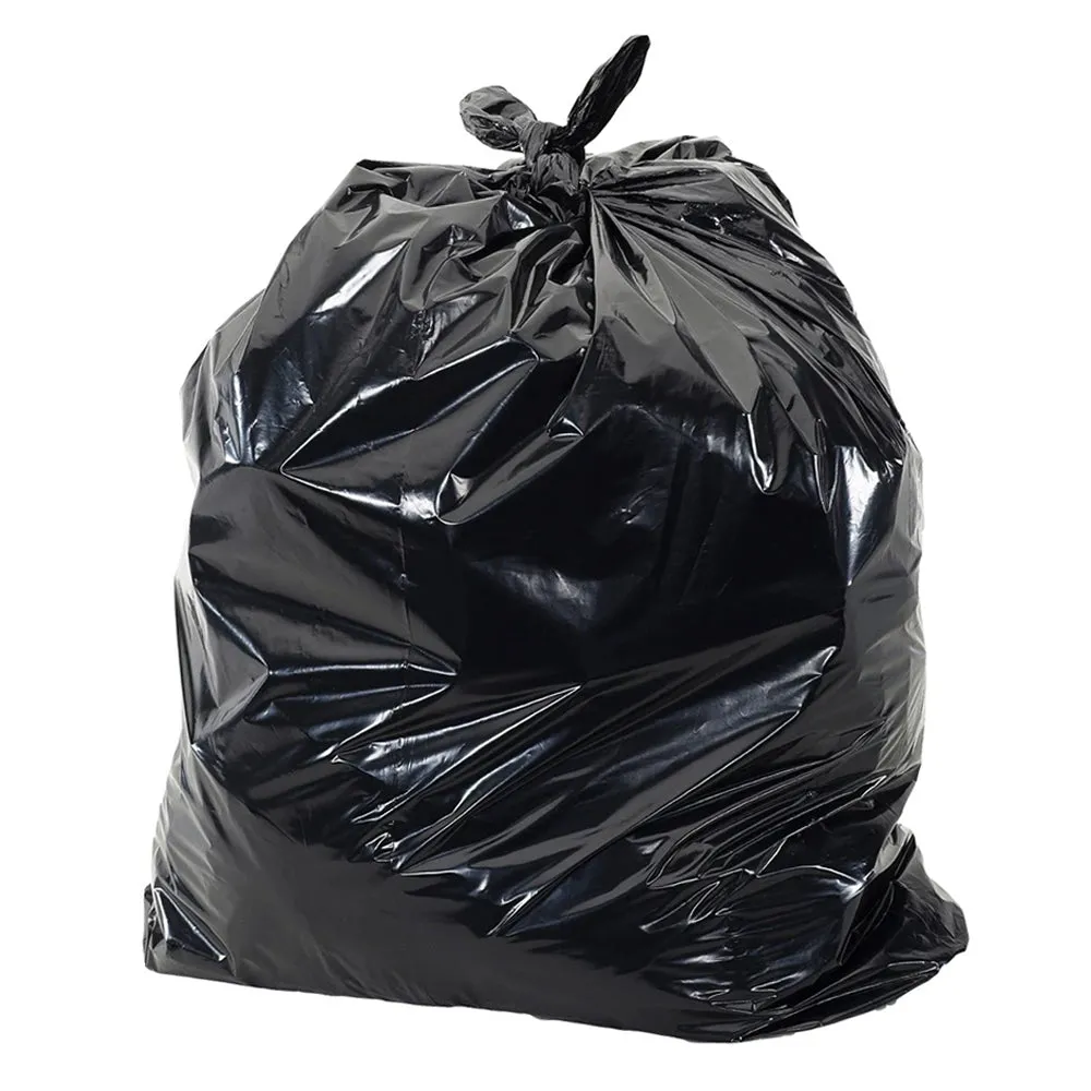 30 Pc Trash Bags 30 Gallon  Large Commercial Strong Garbage Tall Kitchen Yard
