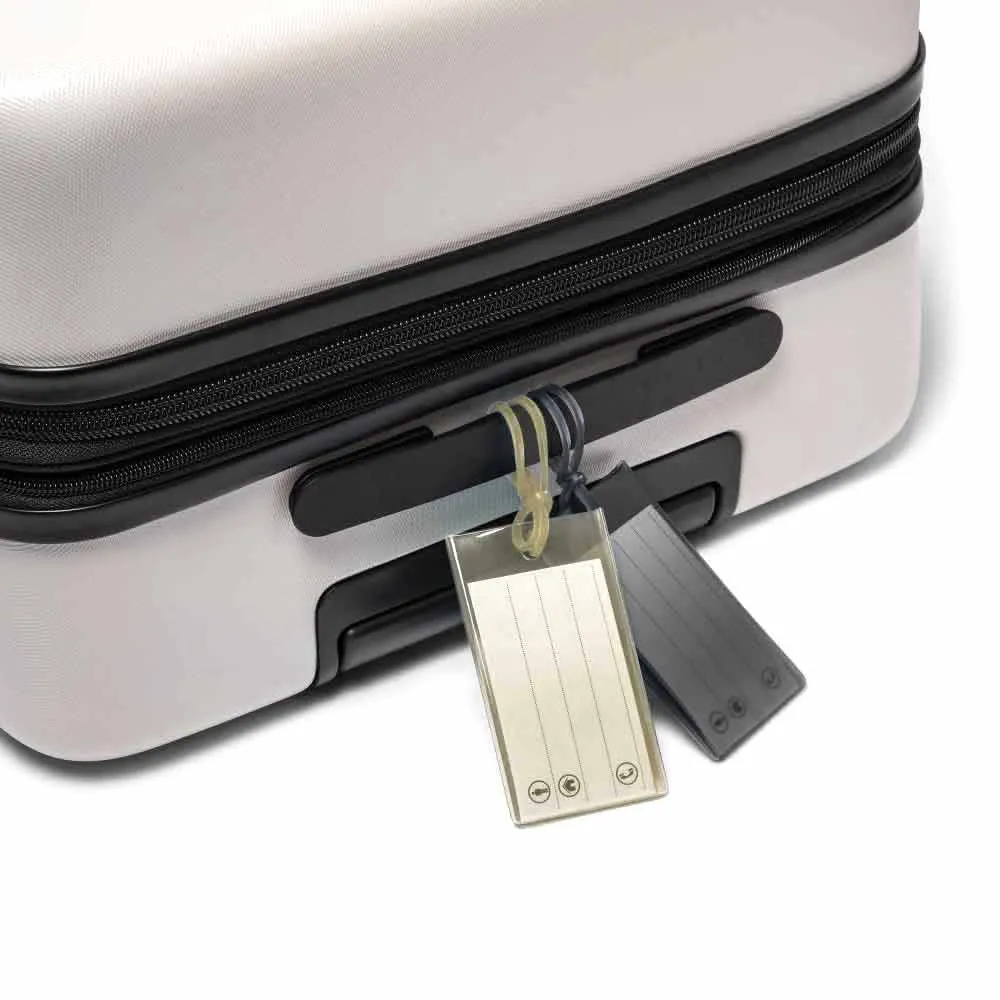 4 Pack Luggage Tags Suitcases Flexible Silicone Name Travel ID Labels Baggage