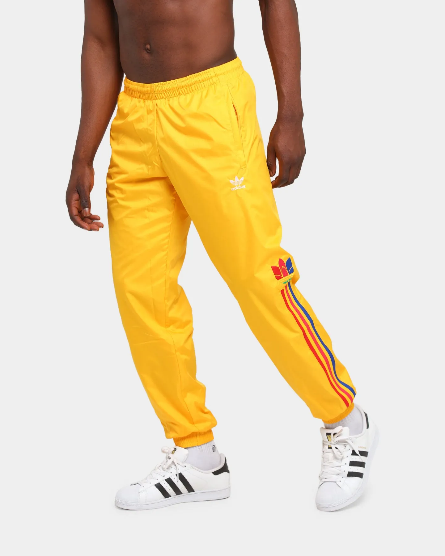 Adidas 3D Trefoil 3 Stripe Trackpant Gold