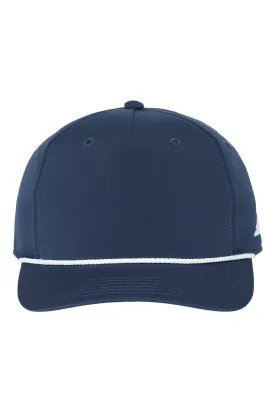 Adidas Mens Sustainable Moisture Wicking Rope Snapback Hat - Collegiate Navy Blue