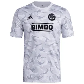 adidas Philadelphia Union Pre-Match Shirt HN1736 Camo Grey