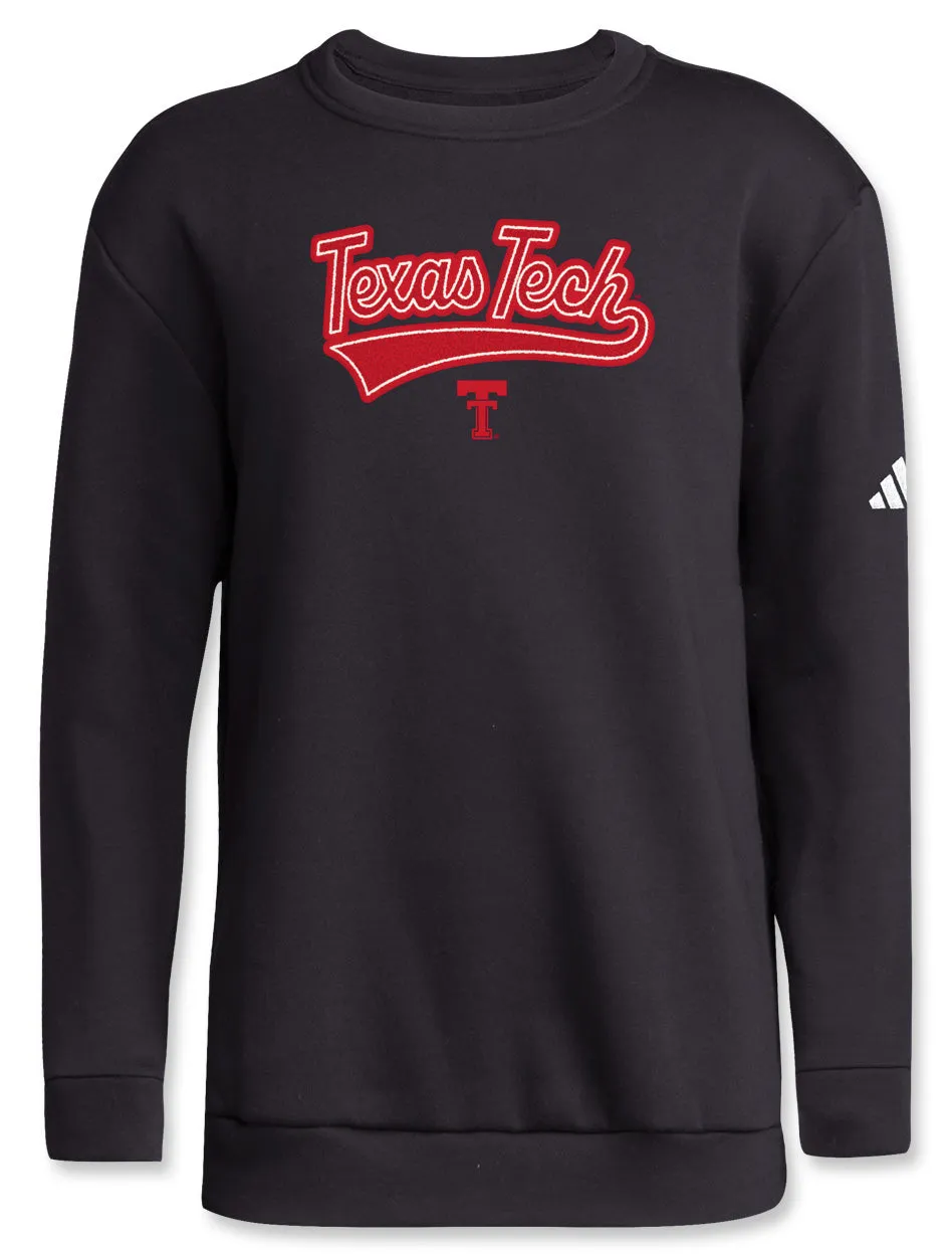 Adidas Texas Tech "College Prep" 2024 Youth Crew Sweatshirt