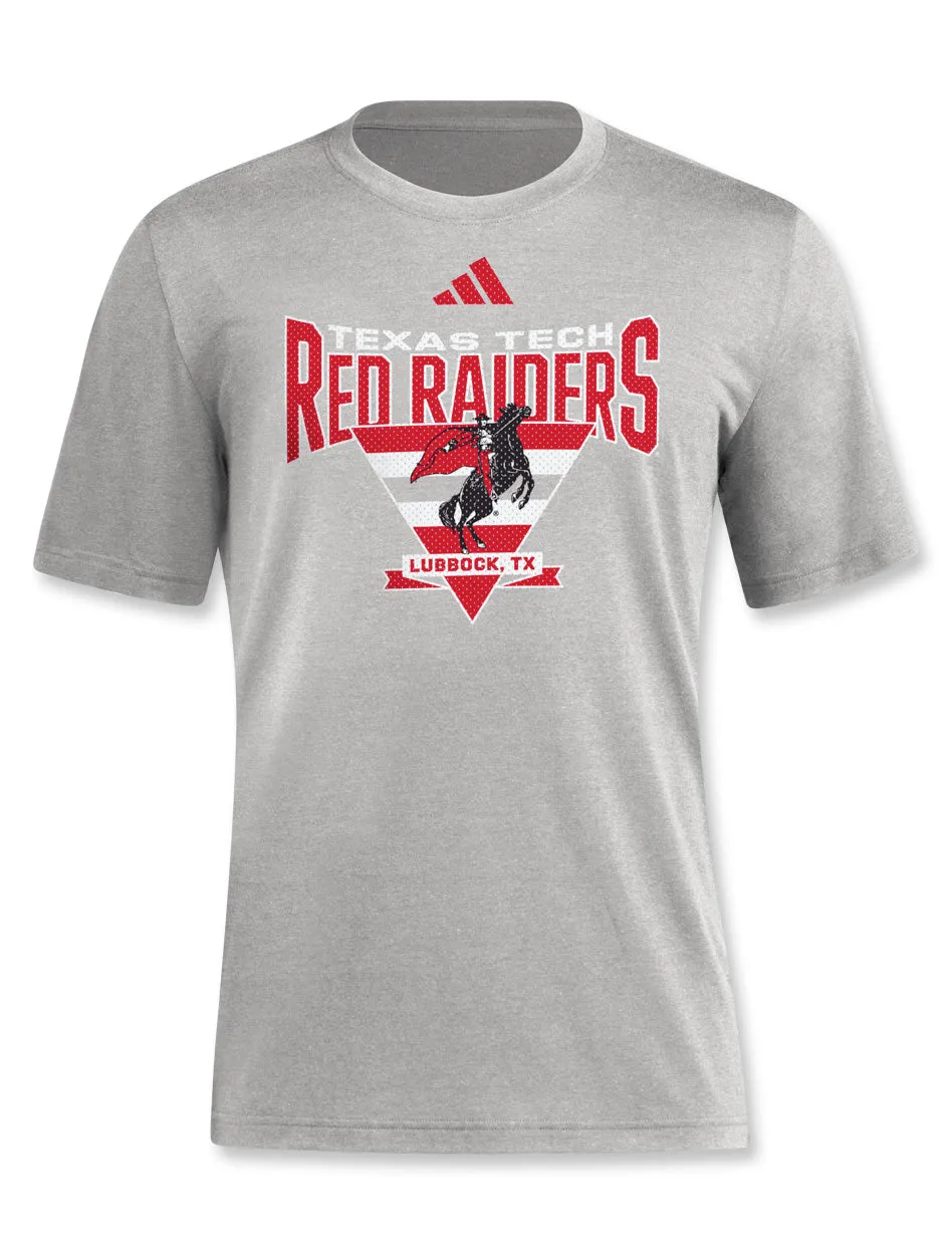 Adidas Texas Tech "Locker Trilateral" 2024 Short Sleeve T-Shirt