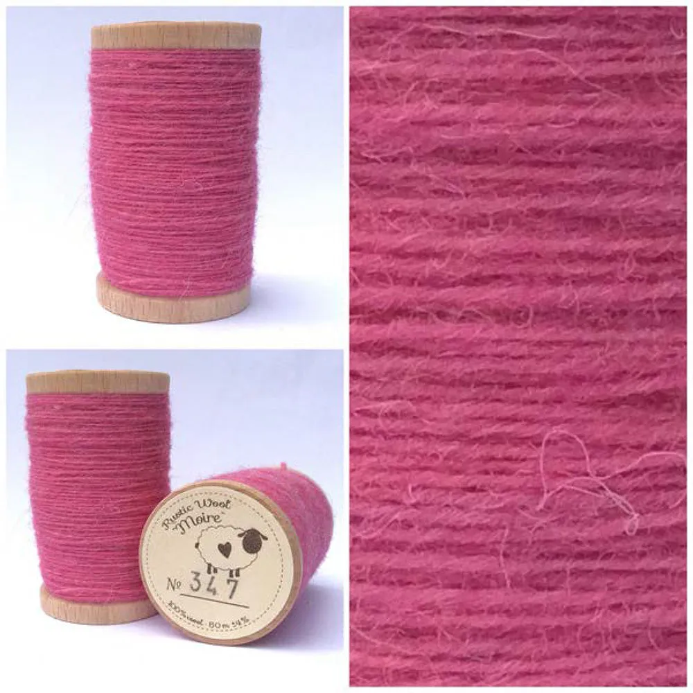 AMETHYST Hand Dyed Fat EIGHTH Wool Fabric for Wool Applique and Rug Hooking