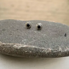Black Ear Studs