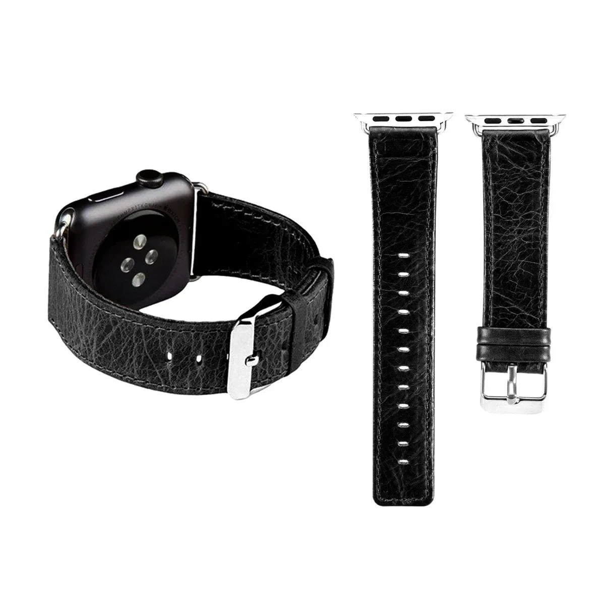 Black Elite Leather Band
