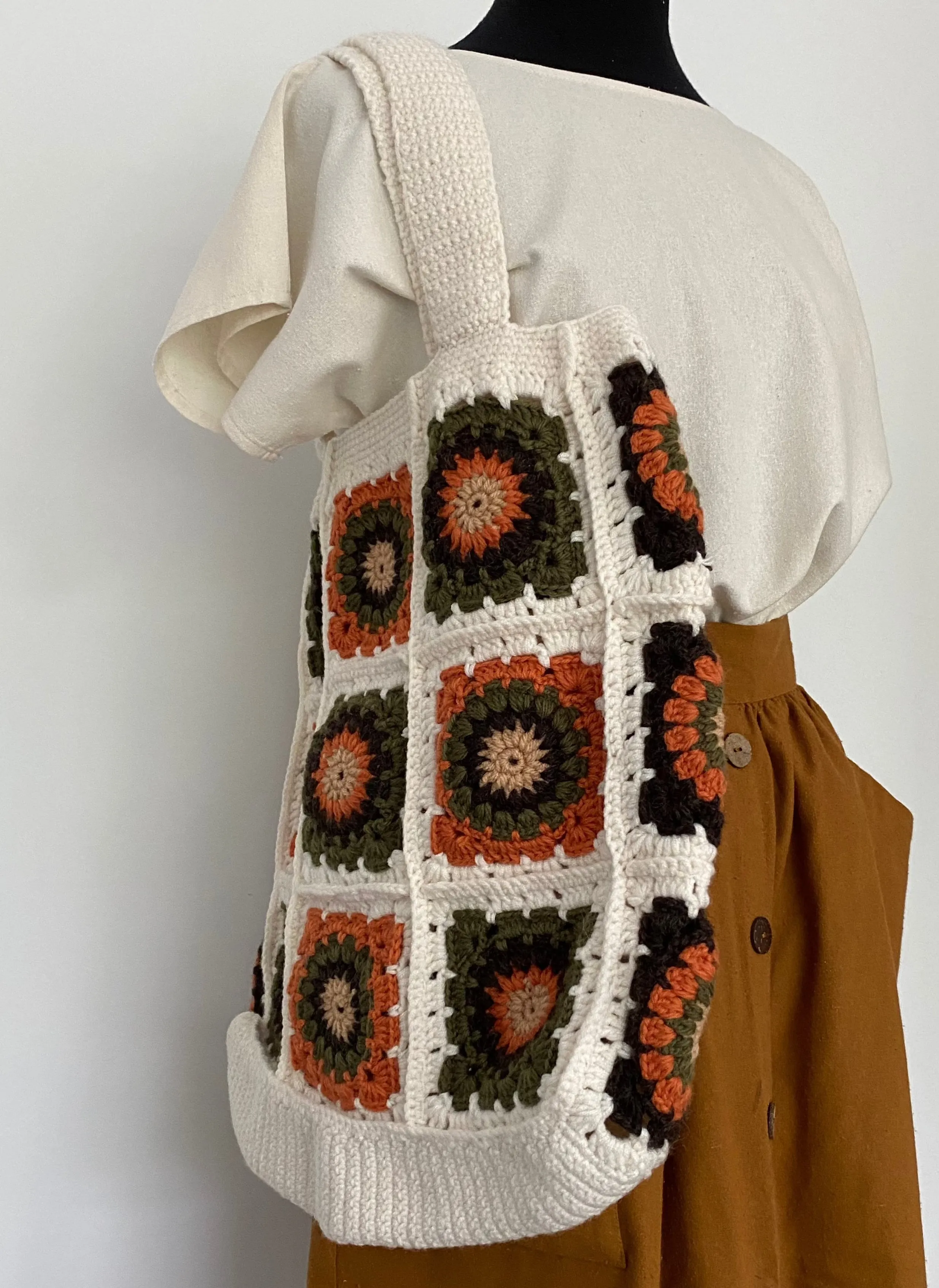 Boho Crocheted Shoulder Bags