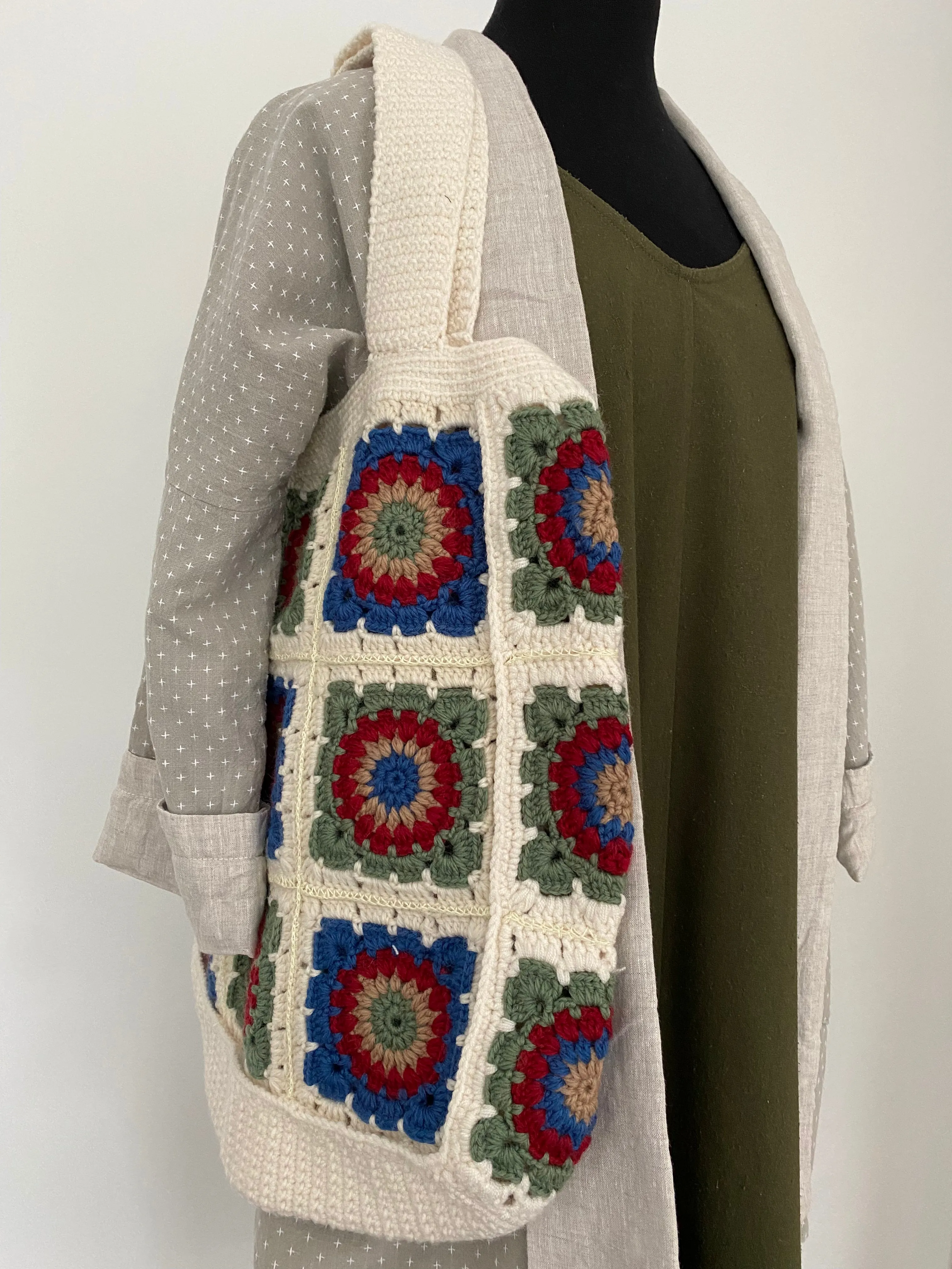 Boho Crocheted Shoulder Bags