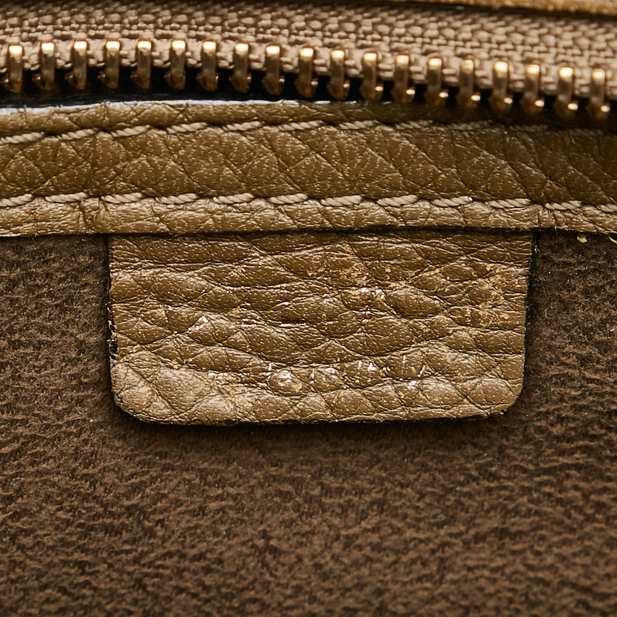 Brown Celine Luggage Tote