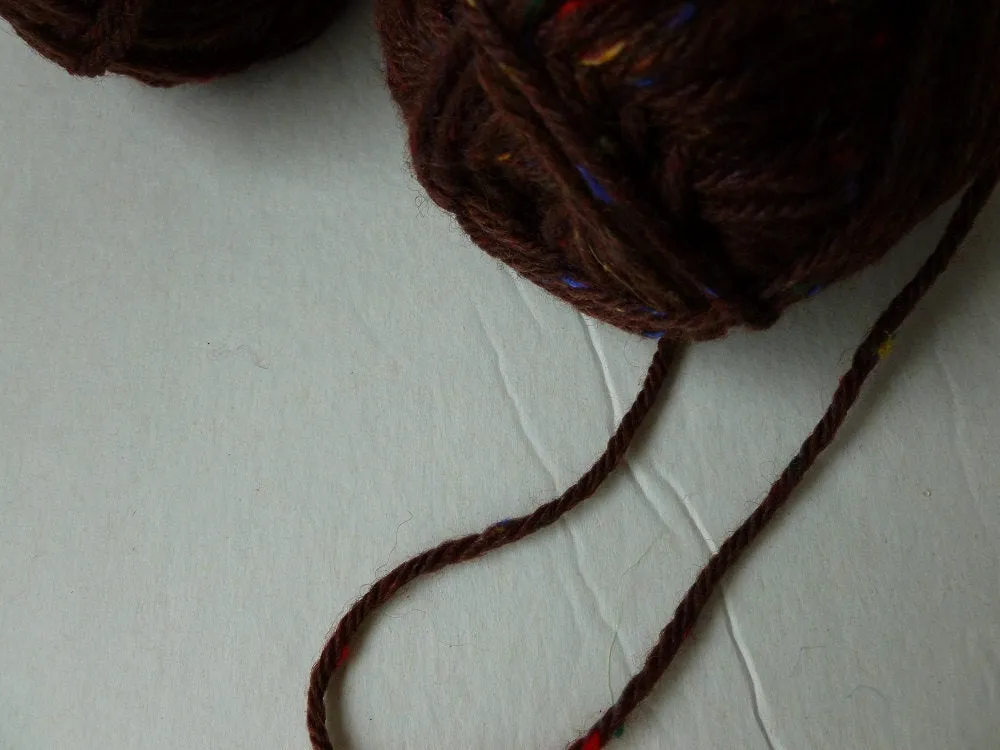Brown Wool Sprinkles Wool by Filatura Lanarota Yarn