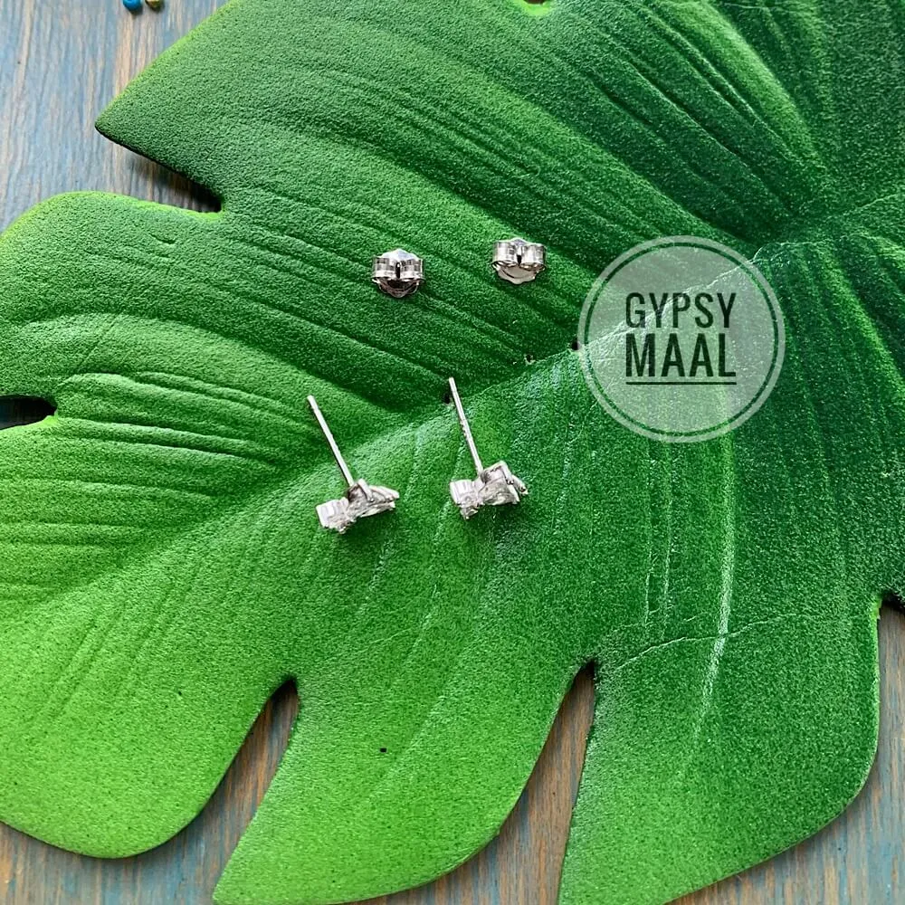 Butterfly Zircon Ear Studs