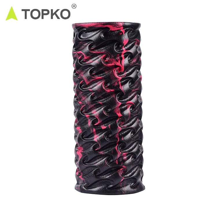 Camo Color Hollow Foam Roller With Non-slip Grain