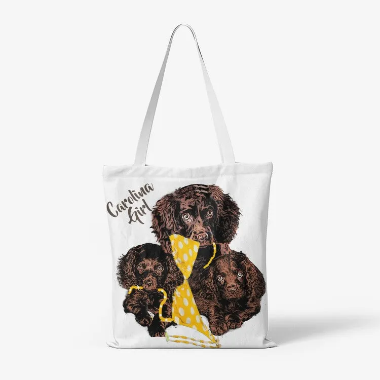 Carolina Girl : Heavy Duty and Strong Natural Canvas Tote Bags