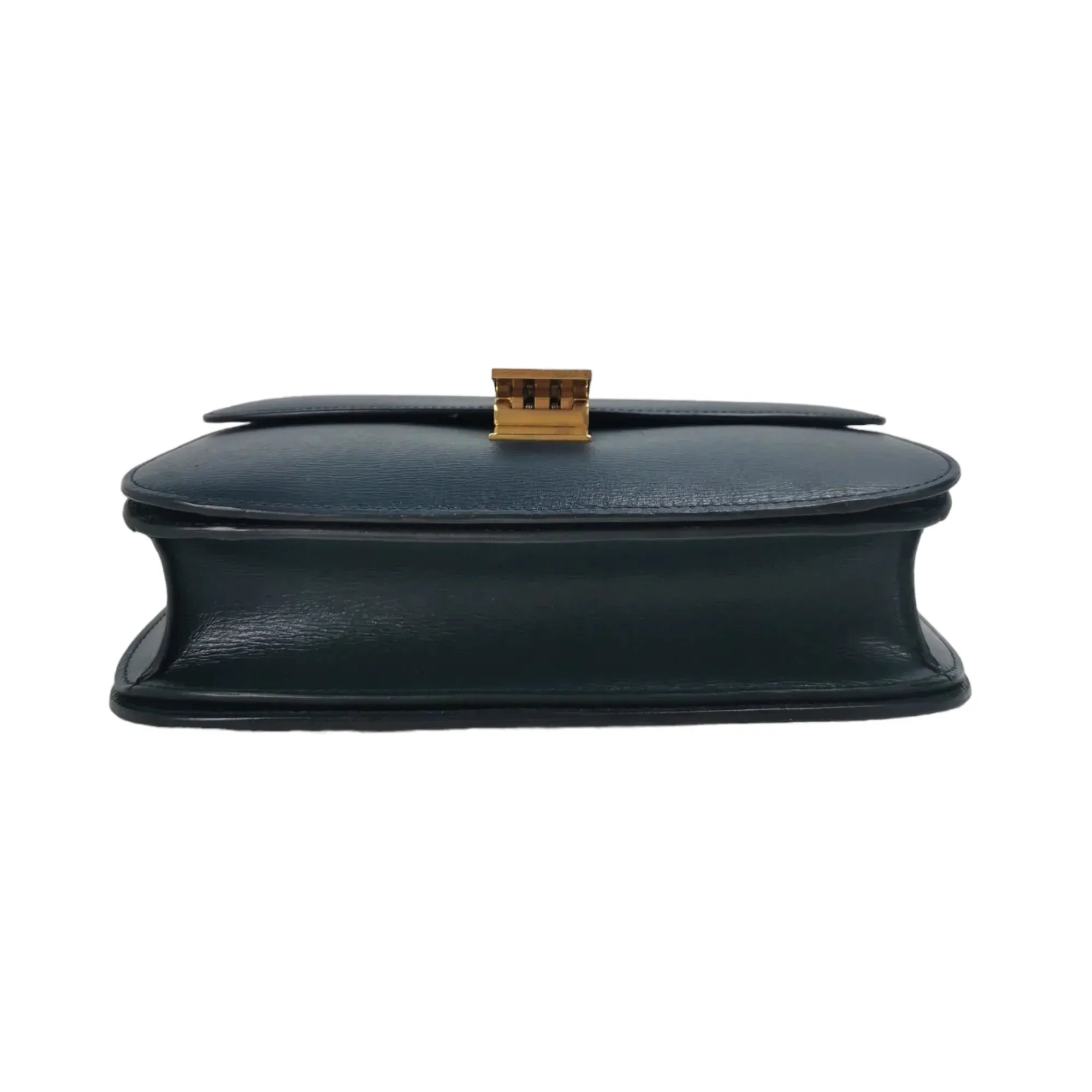 Celine Classic Box Medium Navy Blue Calfskin