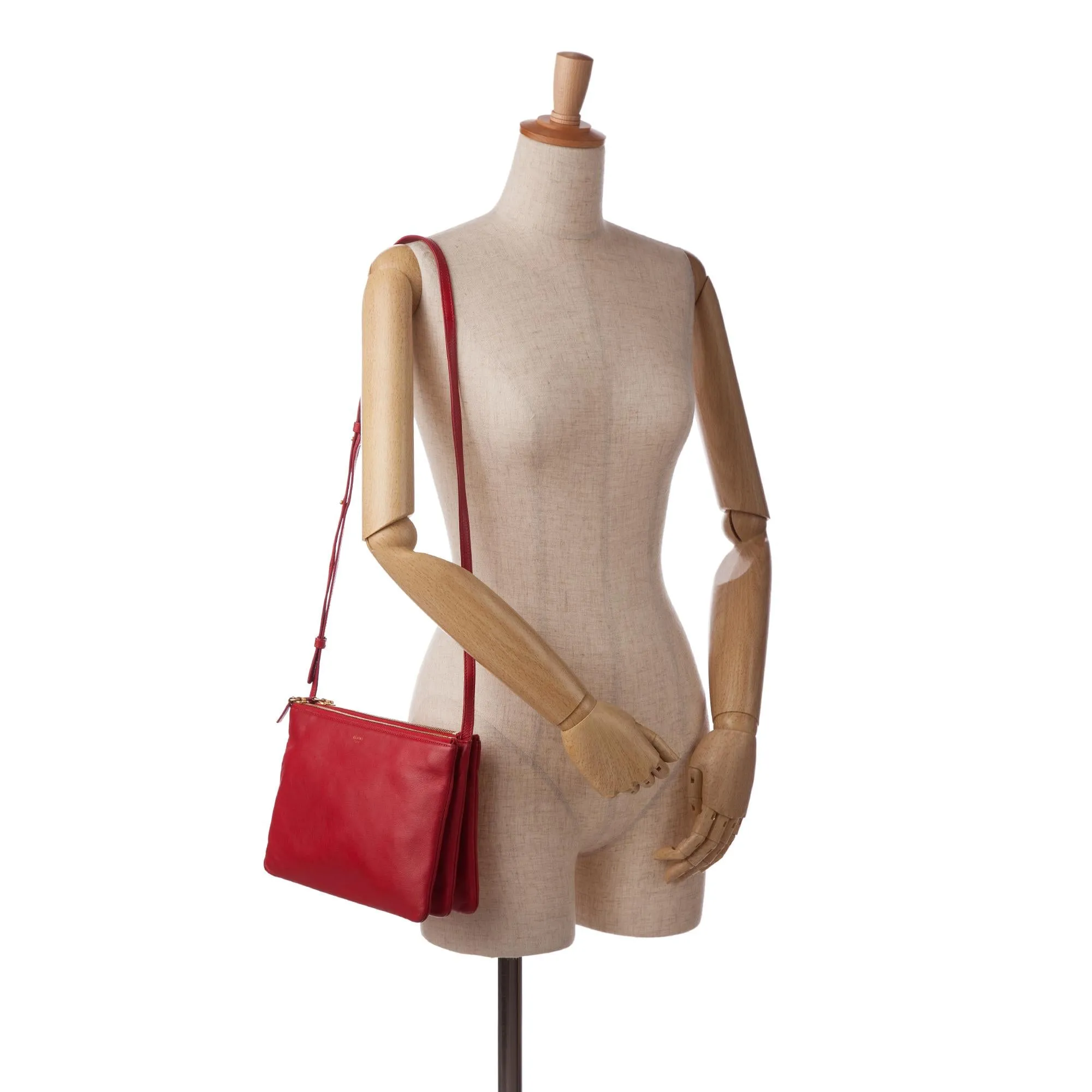 Celine Large Trio Crossbody Bag (SHG-xSW9Nu)
