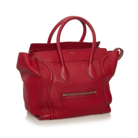 Celine Luggage Leather Tote Bag (SHG-34201)