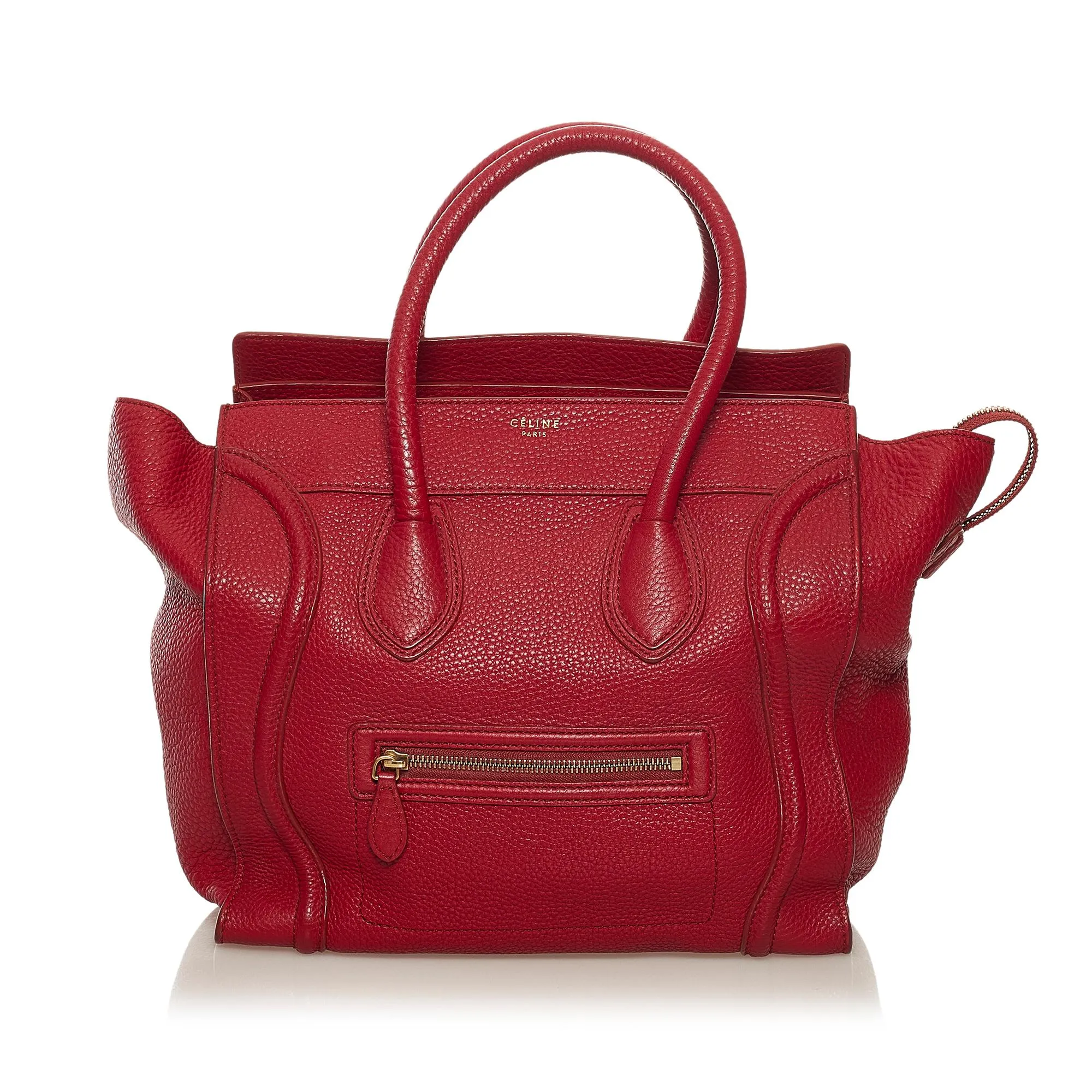Celine Luggage Leather Tote Bag (SHG-34201)