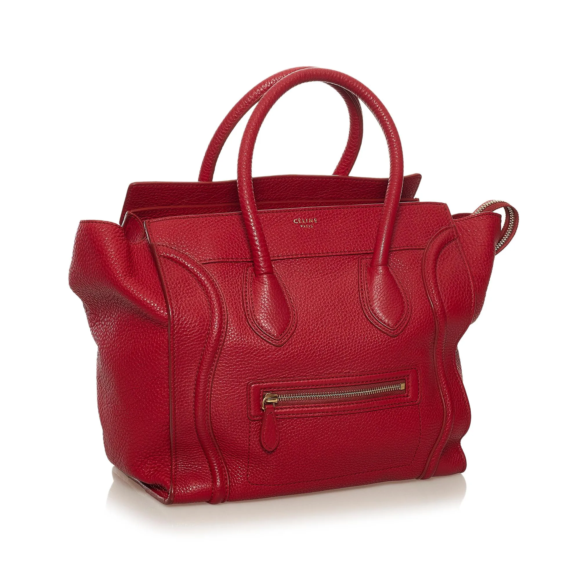 Celine Luggage Leather Tote Bag (SHG-34201)