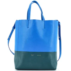 CELINE Vertical Bi-Cabas Tote Grained Calfskin Small