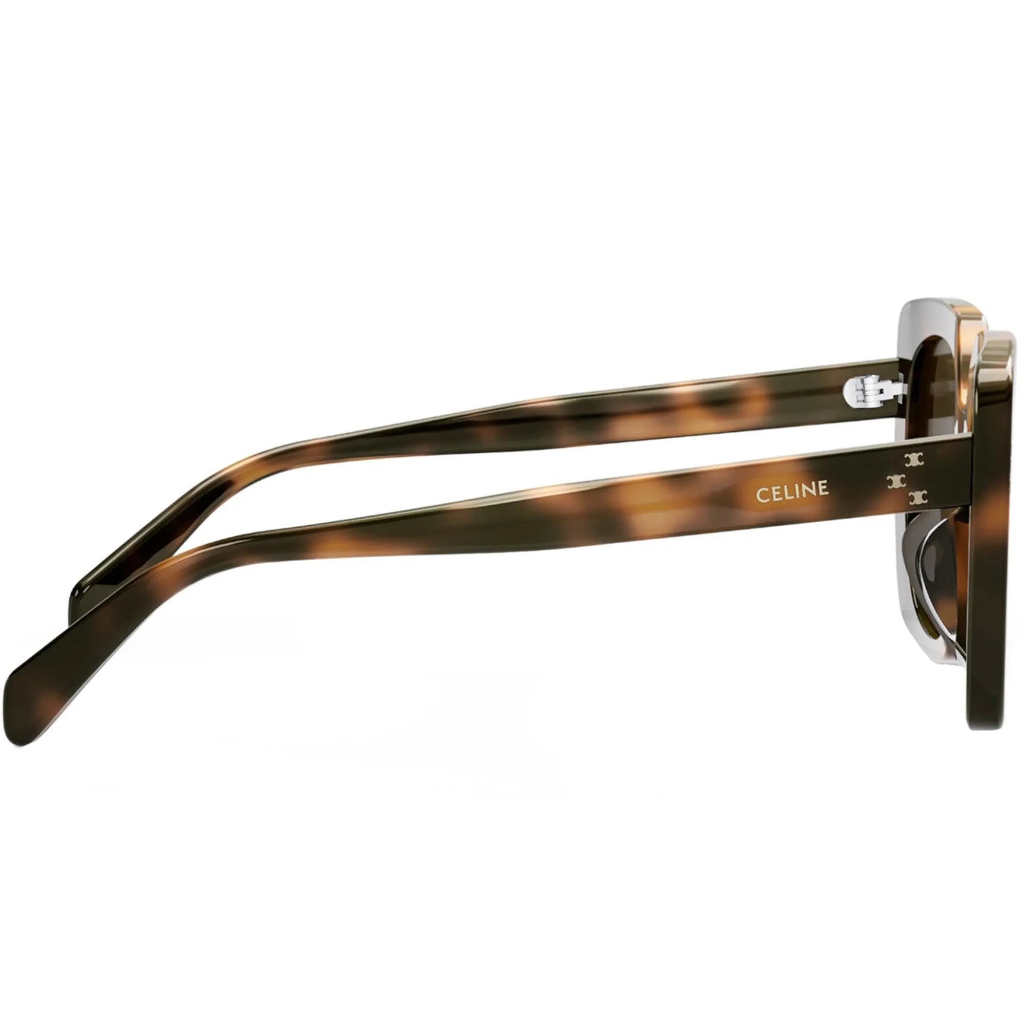 Celine Women's Sunglasses - Full Rim Brown Lens Butterfly Plastic Frame | CL40218U 53E