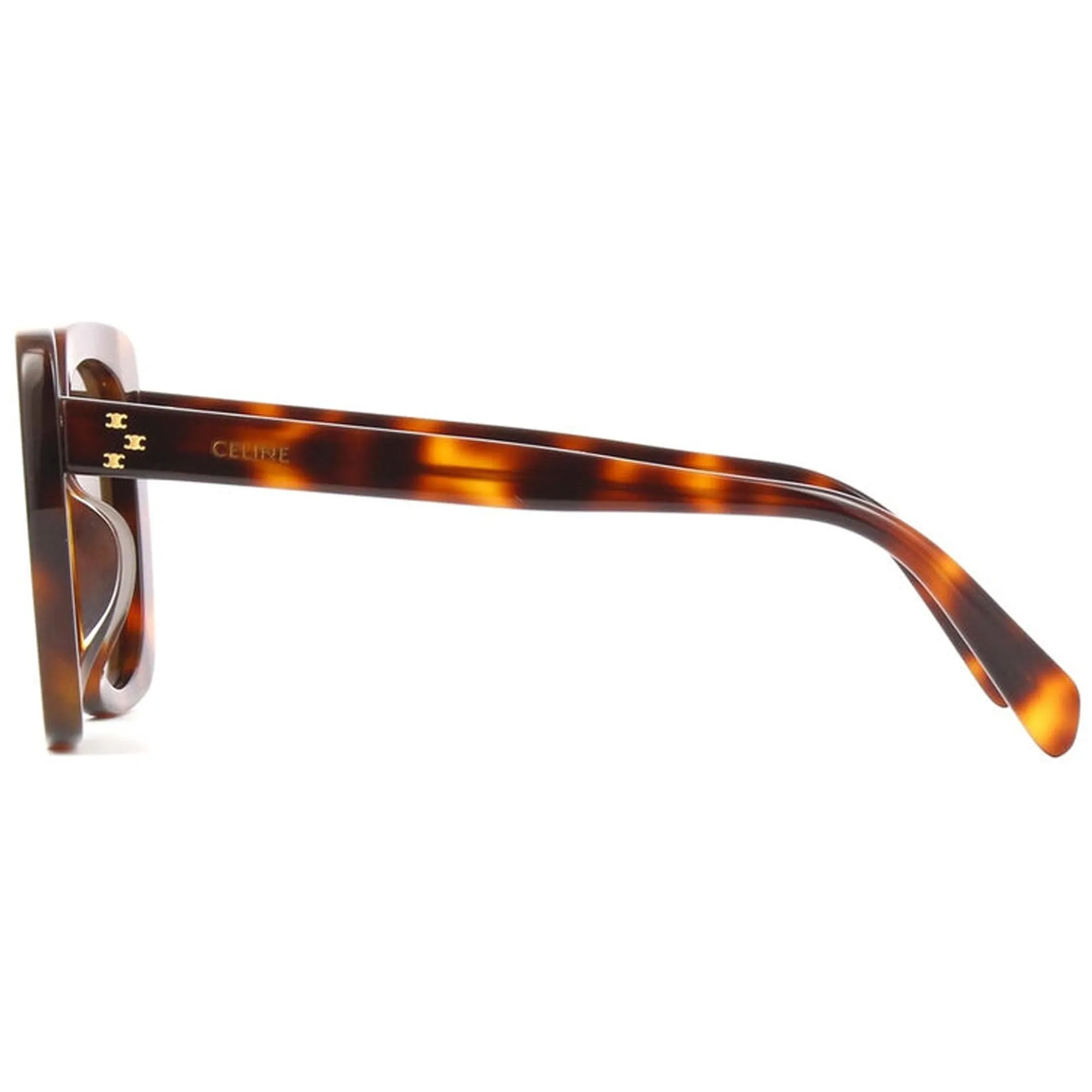 Celine Women's Sunglasses - Full Rim Brown Lens Butterfly Plastic Frame | CL40218U 53E
