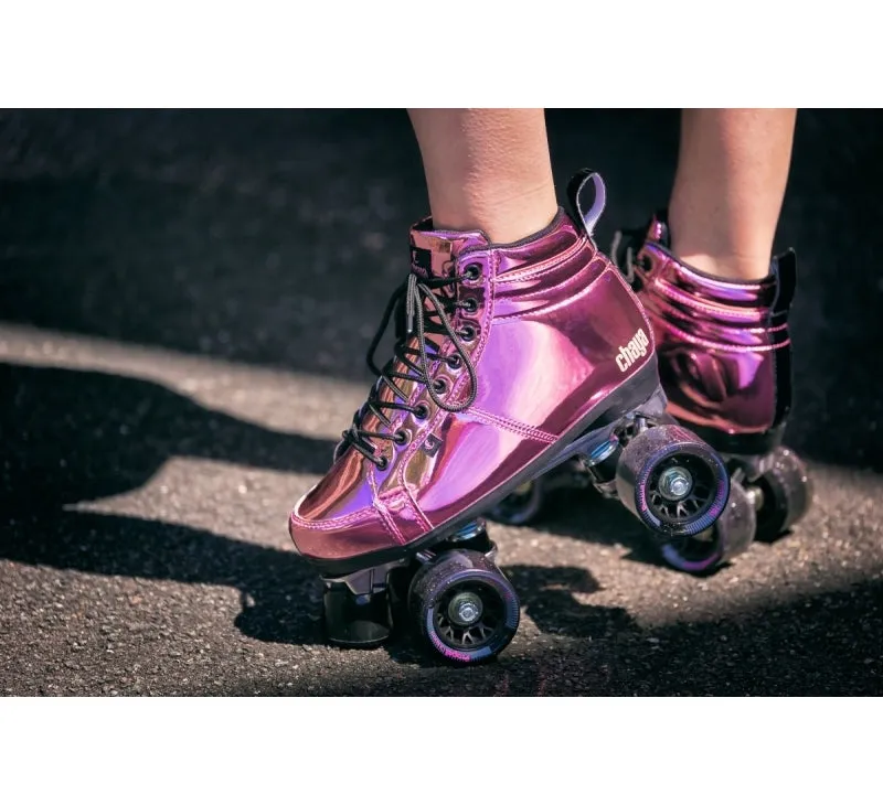Chaya Pink Laser Roller Skates