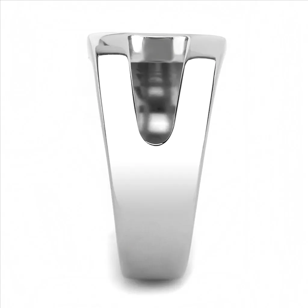 CJE3438 Wholesale Women's Stainless Steel Buckle Fashion Ring