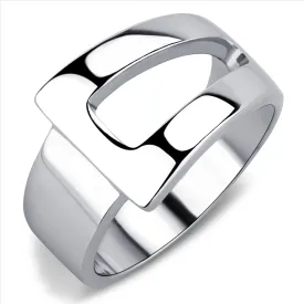 CJE3438 Wholesale Women's Stainless Steel Buckle Fashion Ring