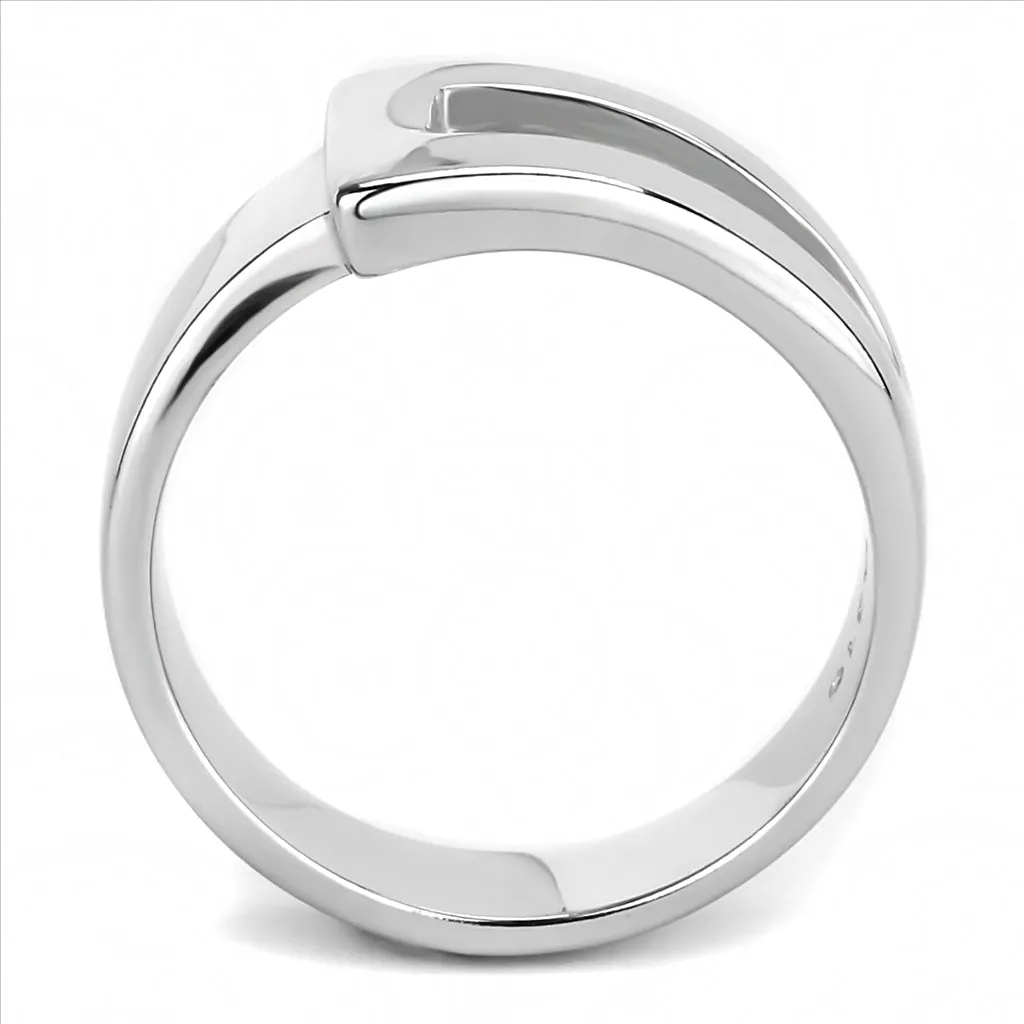 CJE3438 Wholesale Women's Stainless Steel Buckle Fashion Ring