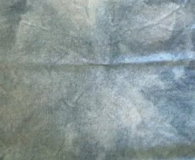 COASTAL BLUE Hand Dyed HALF YARD Wool Fabric for Wool Applique and Rug Hooking