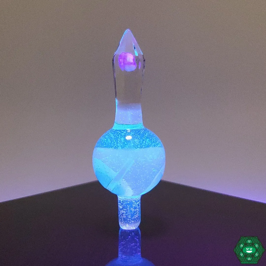 Dreaux Glass Crystal Spinner Caps - Fits 25MM Quartz Nails