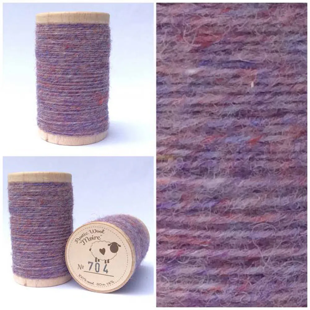 ELECTRIC VIOLET Hand Dyed HALF YARD Wool Fabric for Wool Applique and Rug Hooking