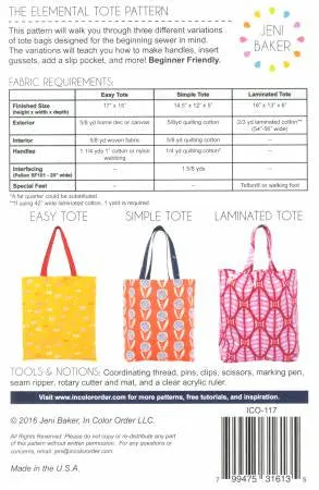 Elemental Tote