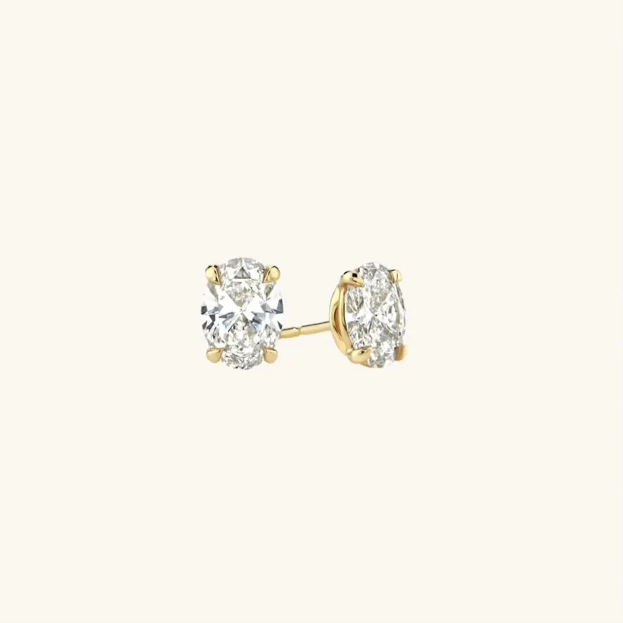 Emily Studs- Cushion Cut