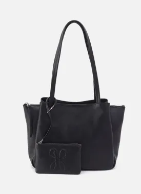 Essentail Medium Tote in Black by Hobo