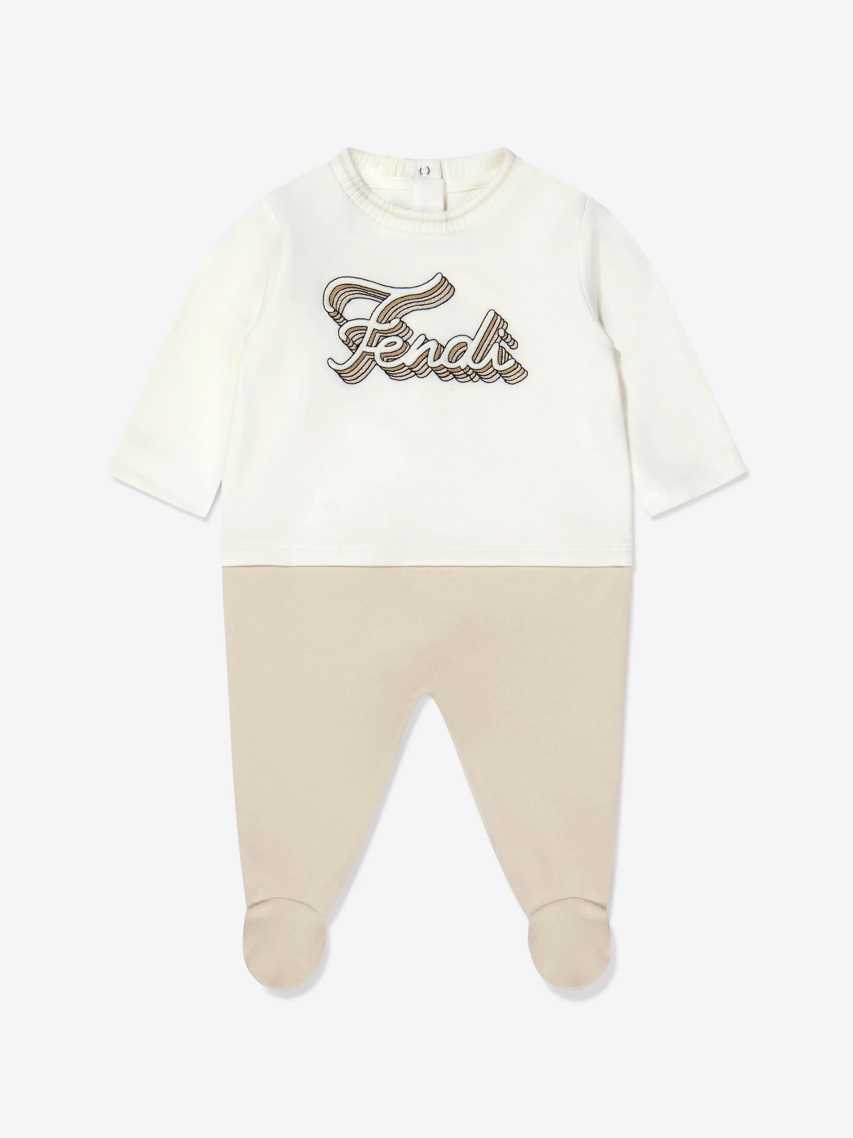Fendi Baby Logo 3 Piece Gift Set