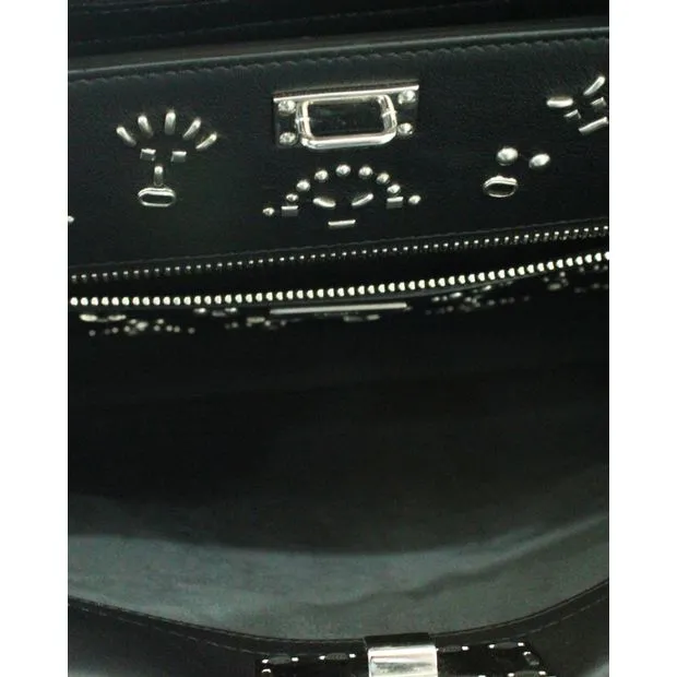 FENDI Black Peekaboo Iconic Fit Bag