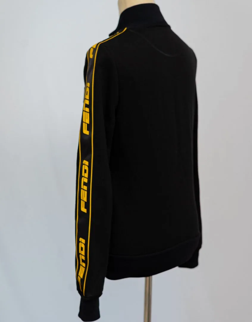 Fendi Jersey Zip-up Jacket