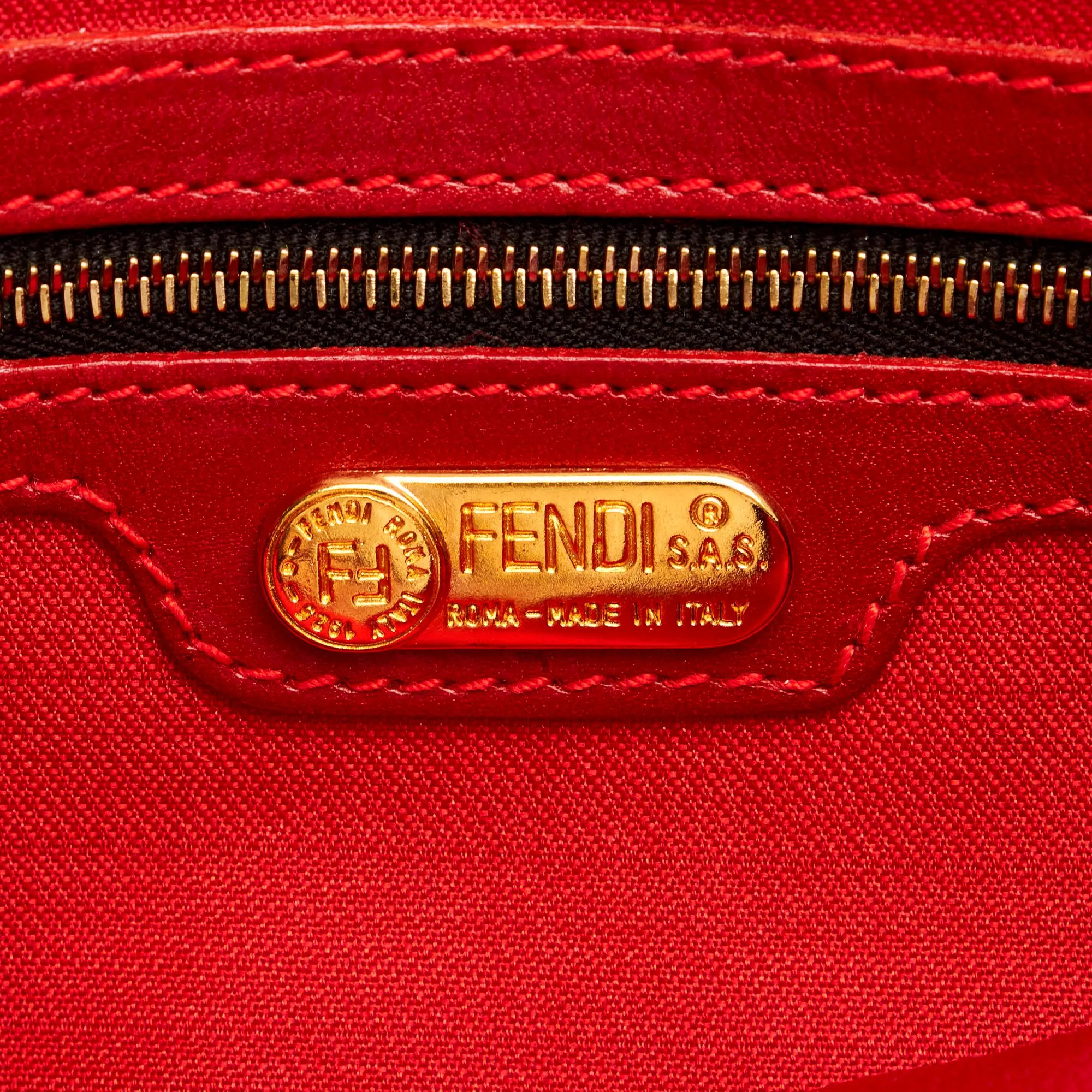 Fendi Leopard Print Nylon Satchel (SHG-37306)
