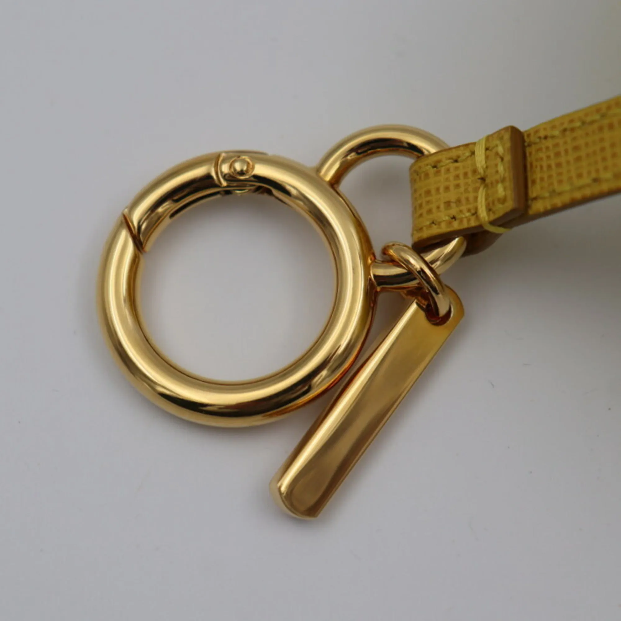 FENDI Other Accessories Fox Fur Yellow Gold Hardware Pompom Bag Charm Key Ring