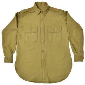 Fivestar Leather Men US Army Officers Wool Shirts