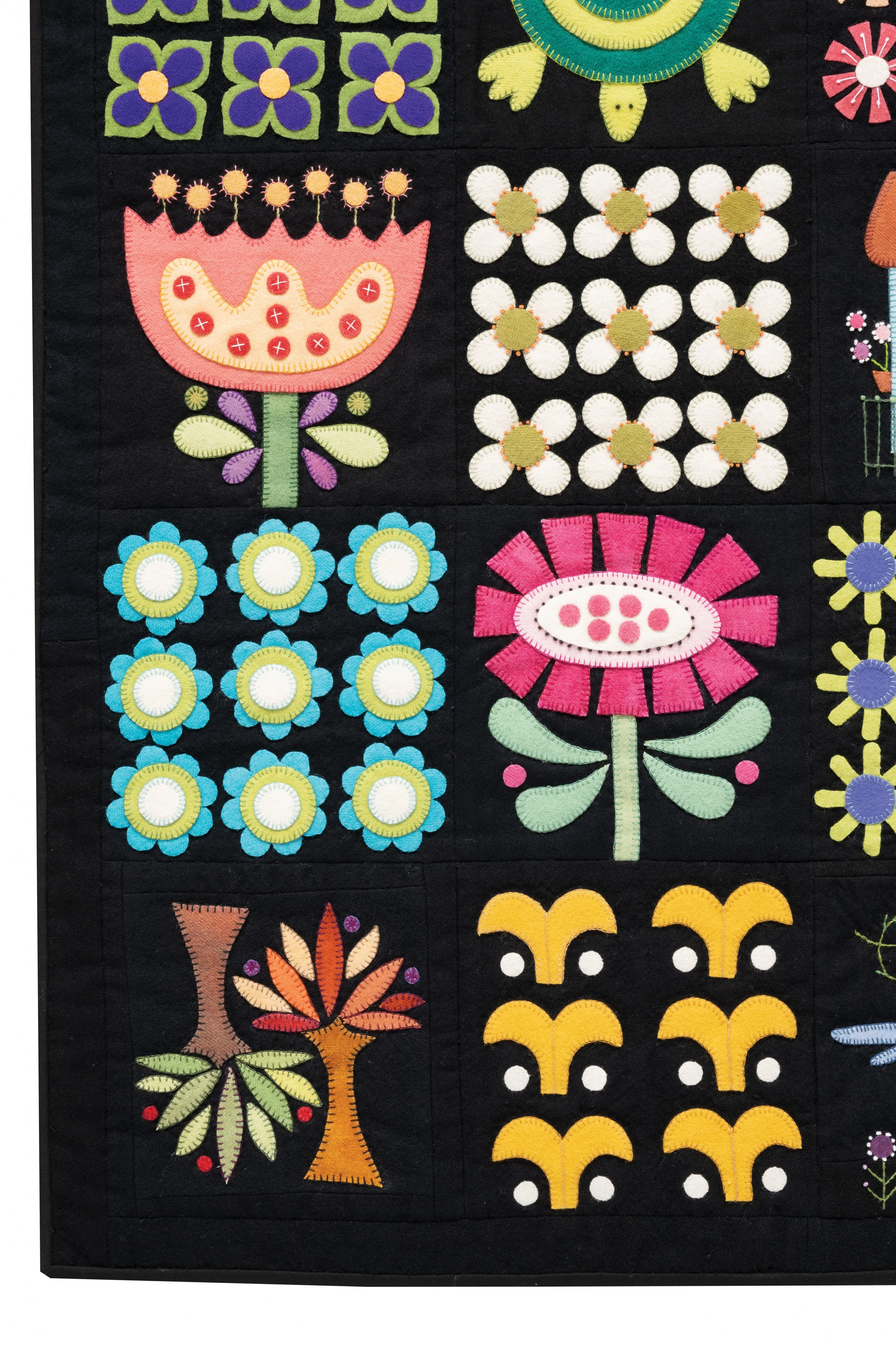Folk Art Garden Applique Sampler
