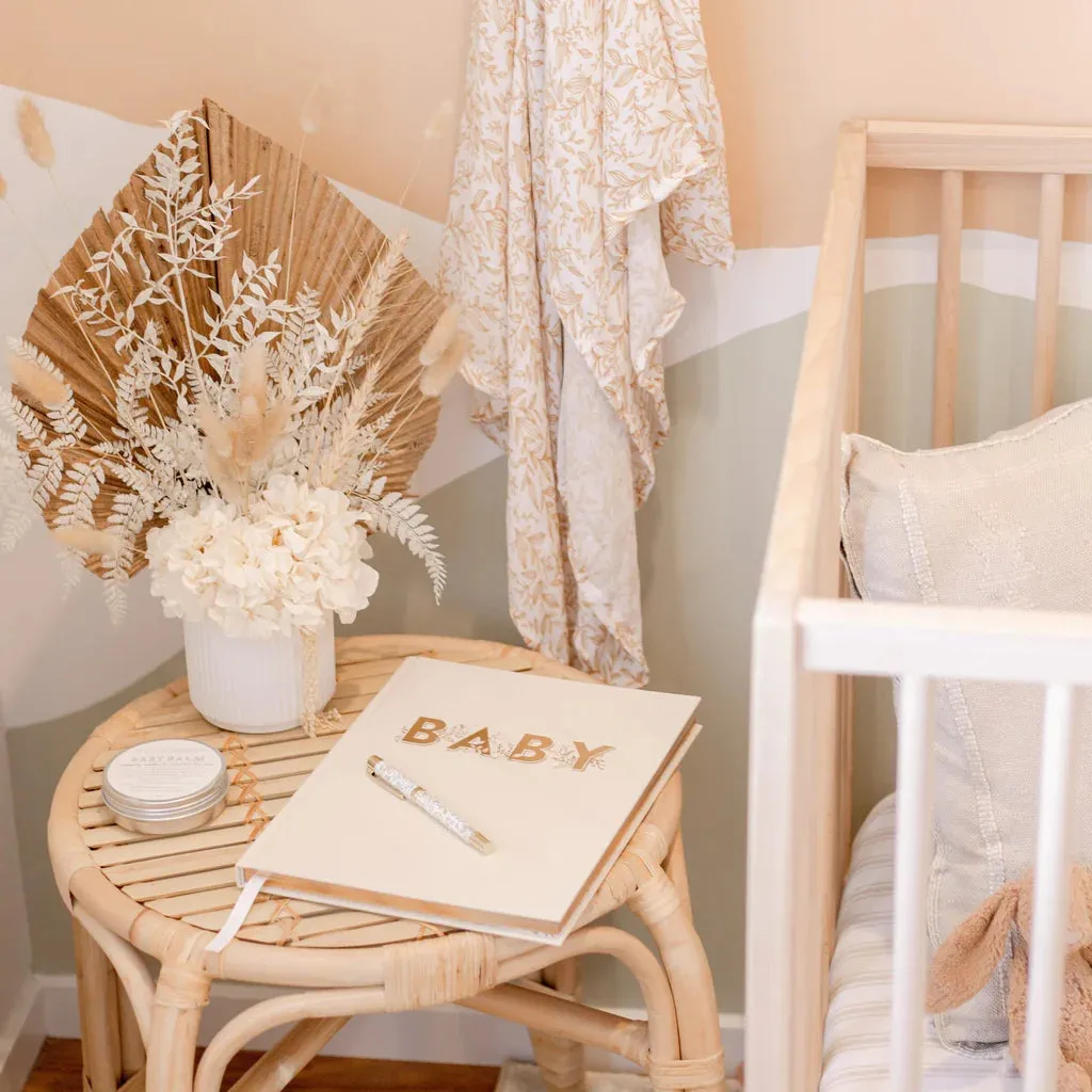 Fox & Fallow Organic Muslin Wrap - Golden Vines