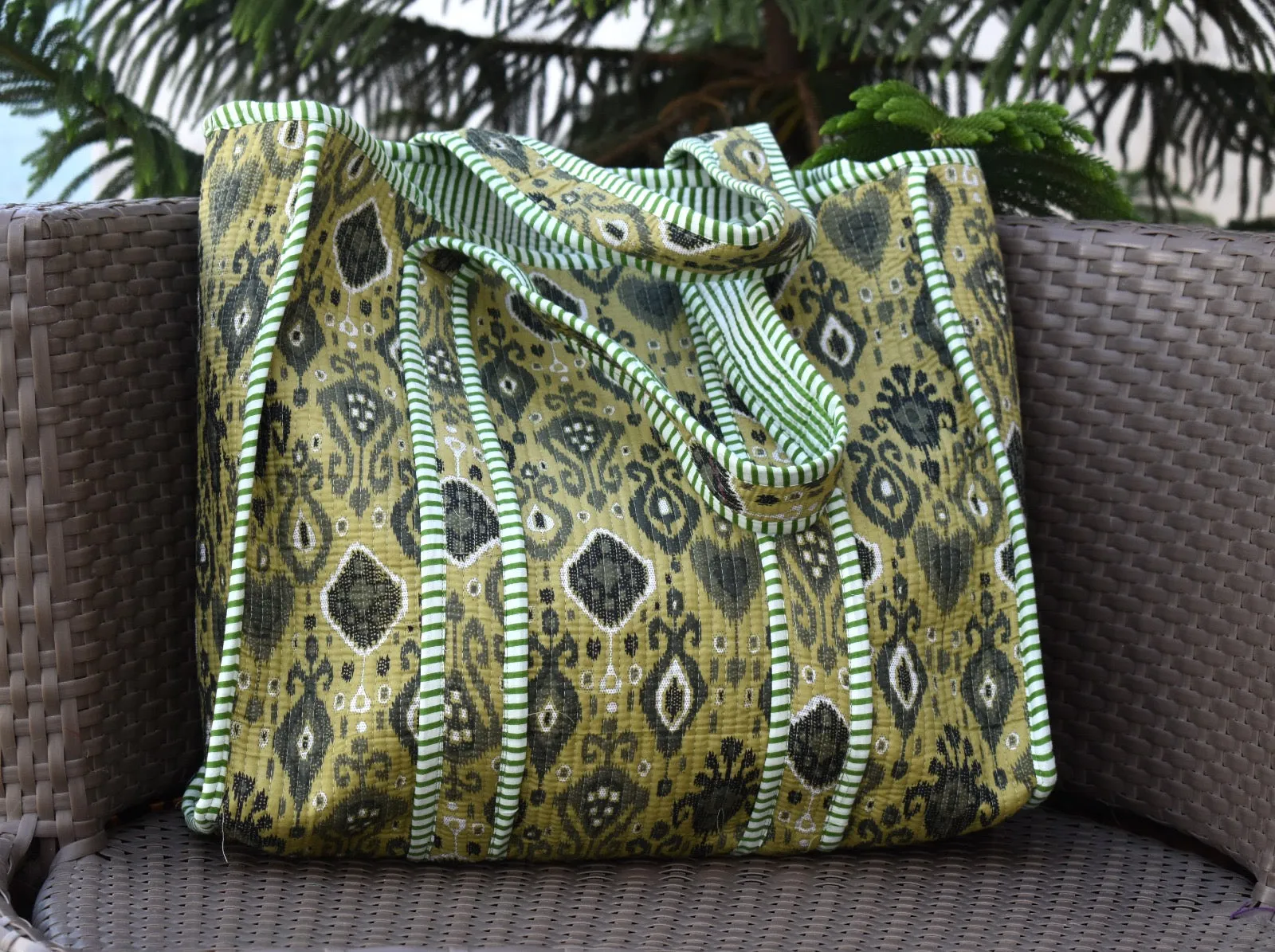 Handmade Quilted Bohemian Tote Bags
