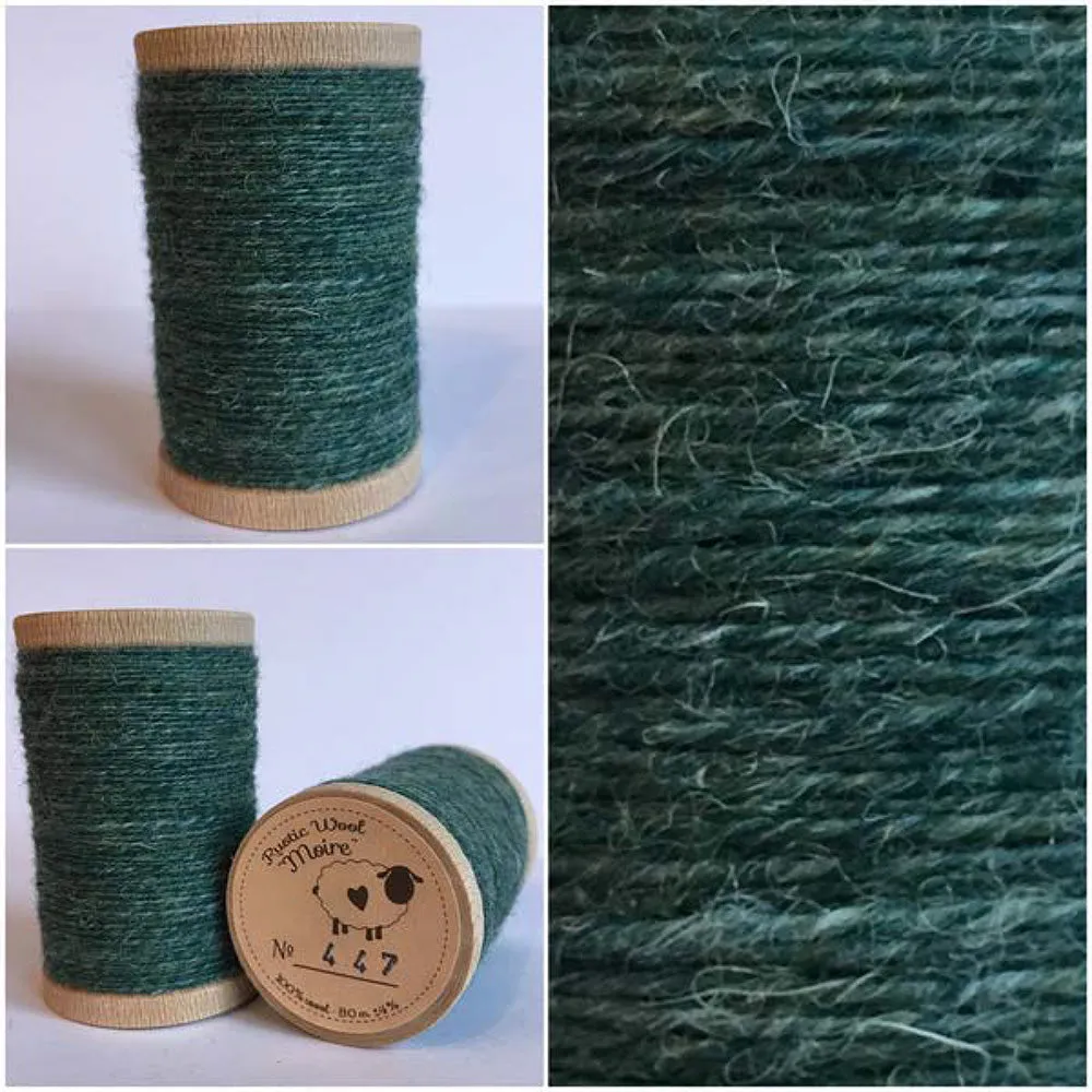 HERBS Hand Dyed Fat QUARTER Wool Fabric for Wool Applique and Rug Hooking