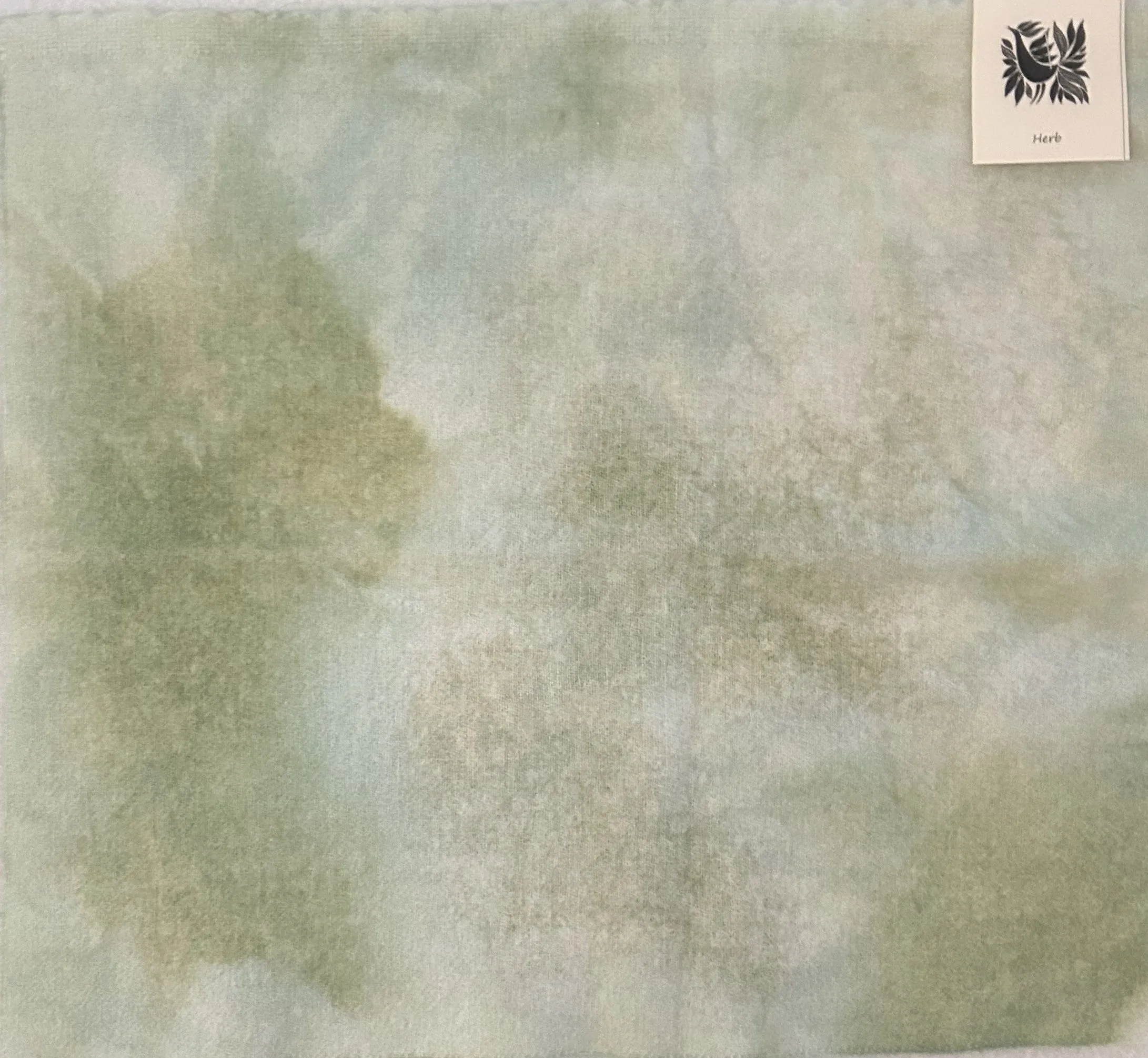 HERBS Hand Dyed Fat QUARTER Wool Fabric for Wool Applique and Rug Hooking
