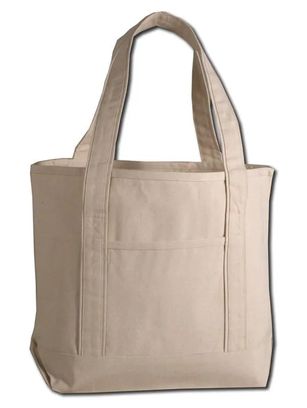 Jumbo Size Heavy Canvas Deluxe Tote Bag