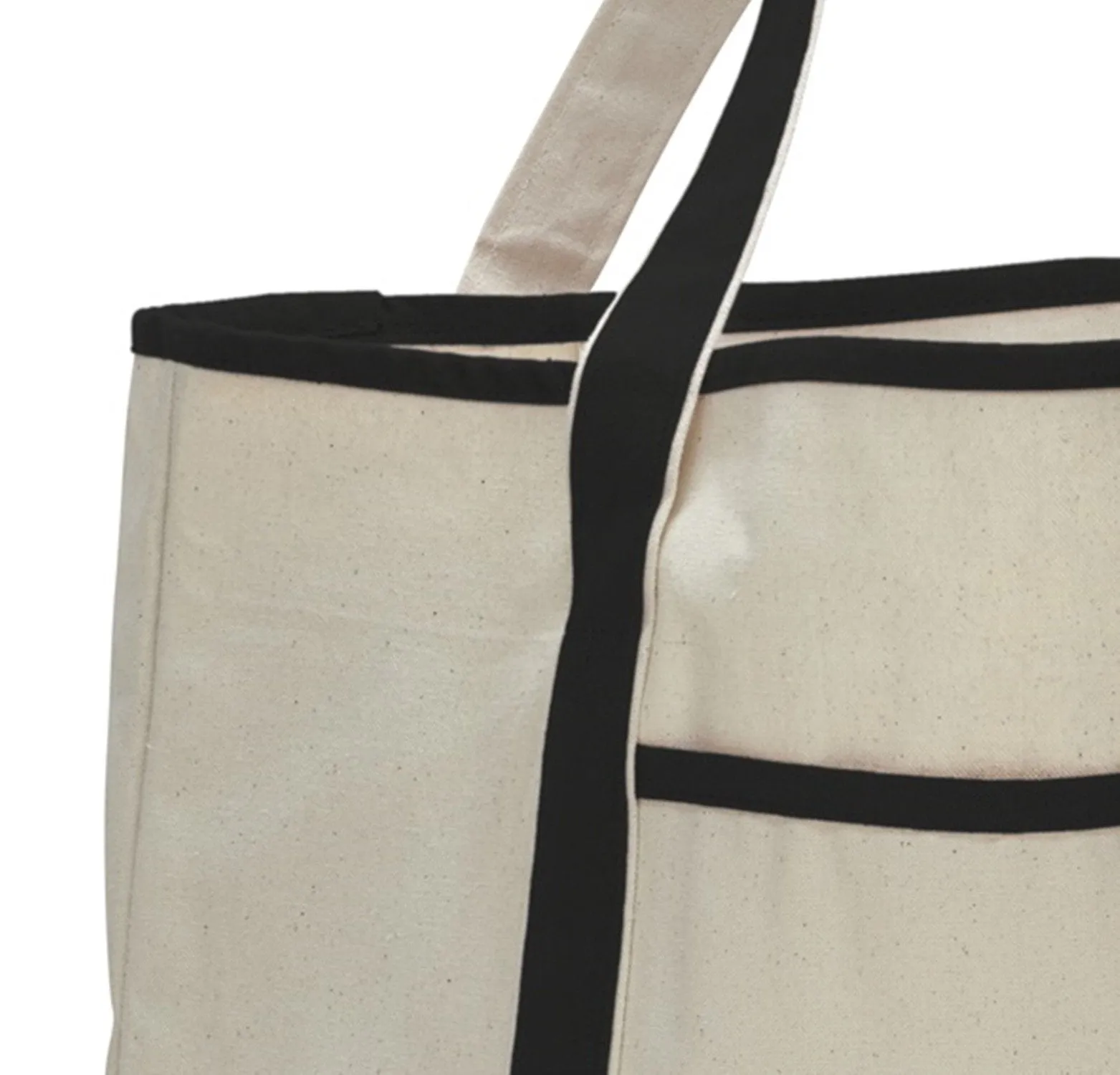 Jumbo Size Heavy Canvas Deluxe Tote Bag