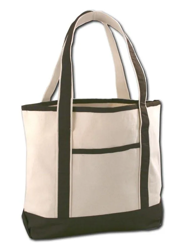 Jumbo Size Heavy Canvas Deluxe Tote Bag