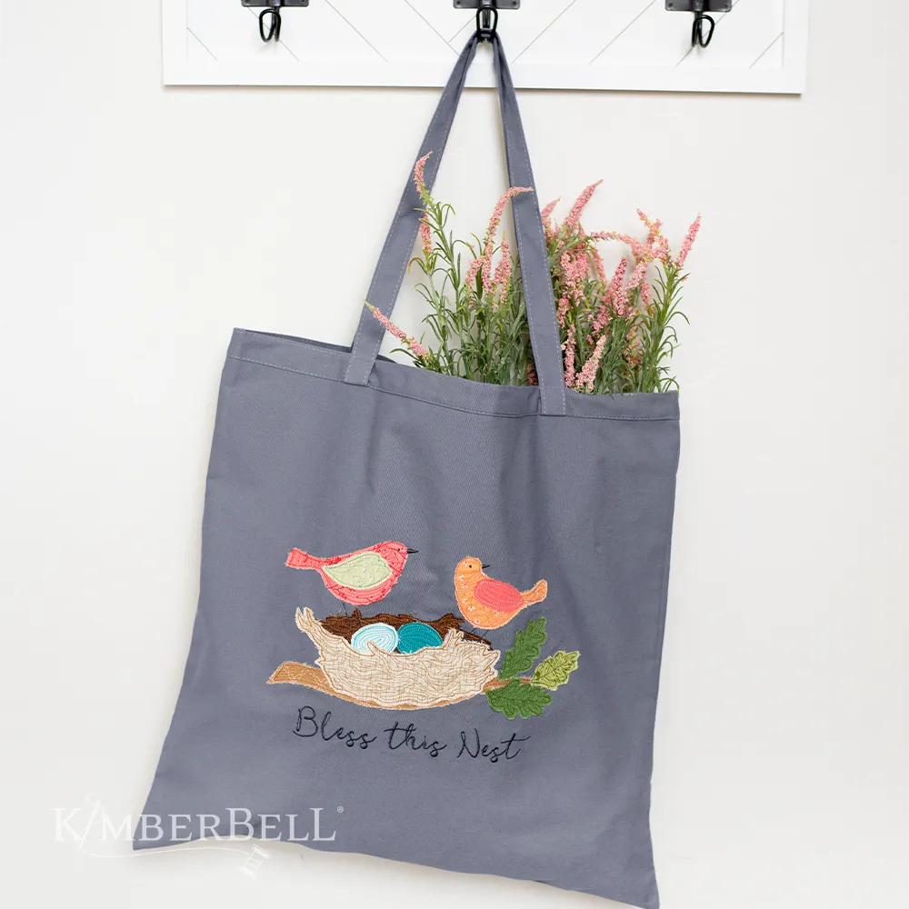 Kimberbell Grey Tote Blank